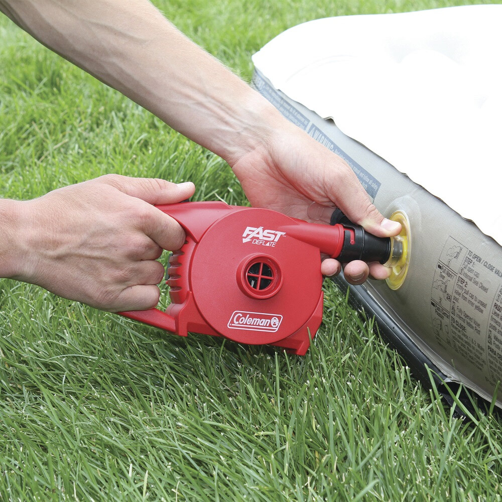 Coleman air mattress pump battery operated store